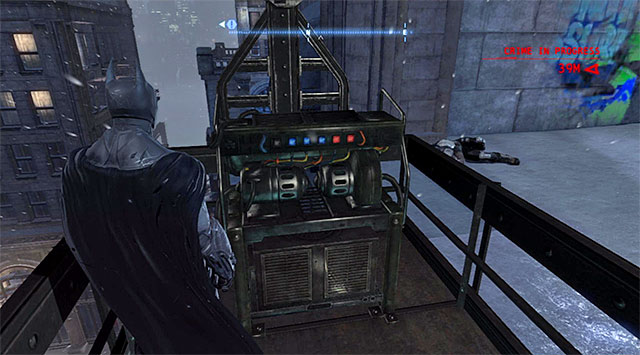 The elevator - The tower in the Diamond District | Casefile Reports - Casefile Reports - Batman: Arkham Origins Game Guide