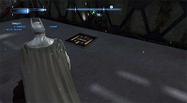 The mouth of the venting shaft - The tower in the Park Row district | Casefile Reports - Casefile Reports - Batman: Arkham Origins Game Guide