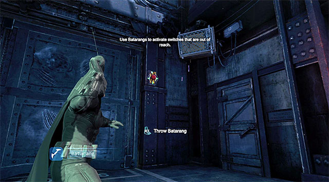 Go ahead and use the hook again to walk around another locked passage and reach the Prisoner Processing room - Gain access to the Execution Chamber | Main storyline - Main storyline - Batman: Arkham Origins Game Guide