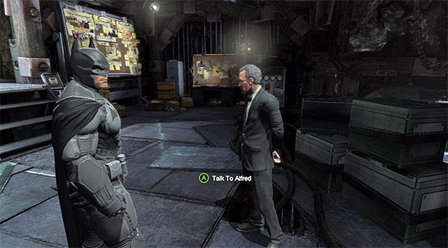 Alfred - Interrogate Penguins arms dealer | Main storyline - Main storyline - Batman: Arkham Origins Game Guide
