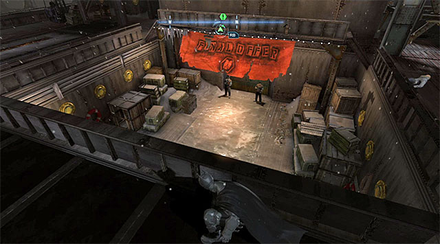 The enemies guarding the door - Gain access to the Final Offer | Main storyline - Main storyline - Batman: Arkham Origins Game Guide