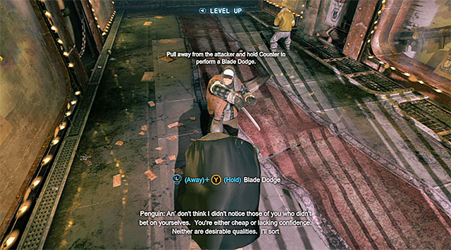 After you enter the new location, you will find yourself in the zone named the Gun Shop where you will be attacked straight away by Penguins henchmen - Track down the Penguin | Main storyline - Main storyline - Batman: Arkham Origins Game Guide