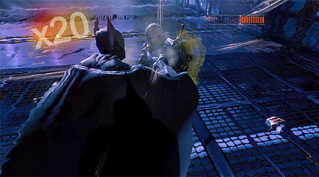 Land a blow after another in a series - Deathstroke | Boss fights - Boss fights - Batman: Arkham Origins Game Guide