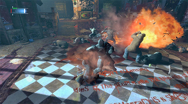 Avoid taking damage from Anarkys attacks - Anarky | Boss fights - Boss fights - Batman: Arkham Origins Game Guide