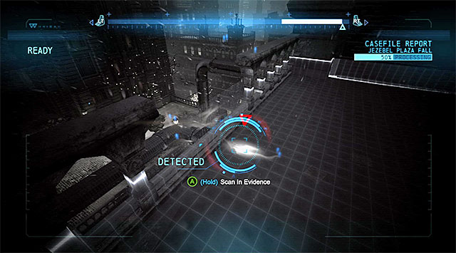 The trace on the rooftop - Case 1224-3: Jezebel Plaza Fall | Casefile Reports - Casefile Reports - Batman: Arkham Origins Game Guide