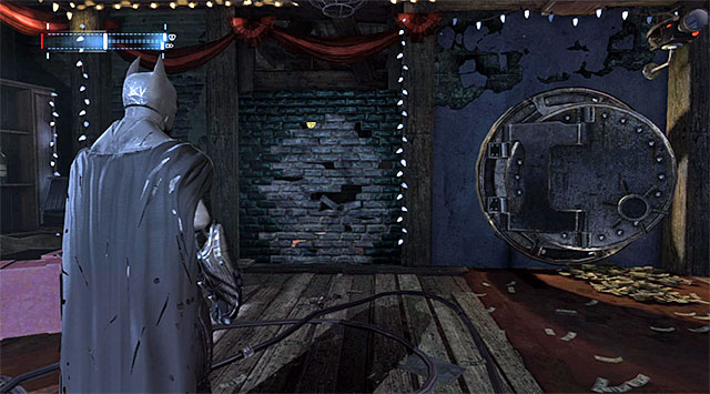 You can find this collectible in the Steel Mill, in the Sionis Office locate d above the Loading Bay (the mills first area) - The best hidden datapacks - Extortion File 8 (Industrial District) | Enigma Datapacks - Enigma Datapacks - Batman: Arkham Origins Game Guide