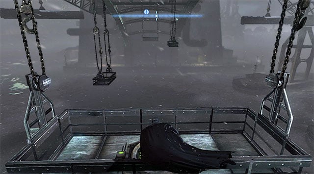 Reach the small balconies under the bridge and start on the one shown in the screenshot, which is located to the South-East of the collectible - The best hidden datapacks - Extortion File 11 (Gotham Pioneers Bridge) | Enigma Datapacks - Enigma Datapacks - Batman: Arkham Origins Game Guide