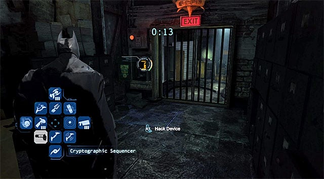 After you come close to the collectible, start by targeting the generator and charge it with the Shock Gloves - The best hidden datapacks - Extortion File 20 (Burnley) | Enigma Datapacks - Enigma Datapacks - Batman: Arkham Origins Game Guide