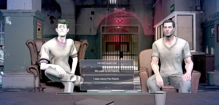 The final part of the conversation with Joker will be your first important choice in the episode - Chapter 2 - A Serious House | Walkthrough - Episode 4: Guardian of Gotham - Batman: The Telltale Games Series Game Guide