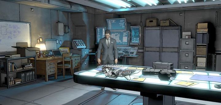 After the conversation with Lucius, look around the room - Chapter 3 - Hostile Takeover | Walkthrough - Episode 3: New World Order - Batman: The Telltale Games Series Game Guide