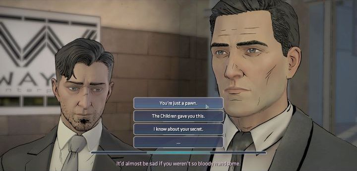 After talking to Harvey and Selina you will head over to Wayne Enterprises, where you are to read out your statement and officially resign from the function of the CEO - Chapter 6 - The Best of Us | Walkthrough - Episode 3: New World Order - Batman: The Telltale Games Series Game Guide