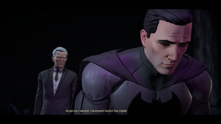 After the return to his cave, Bruce breaks into the security system of the theatre where the debate will take place - Chapter 6 - Narrow Margins | Walkthrough - Episode 2: Children of Arkham - Batman: The Telltale Games Series Game Guide