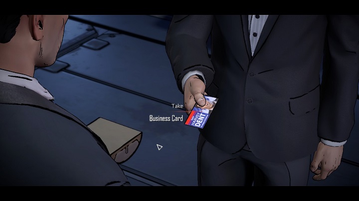 In the further part of the chapter, Alfred will give you Harveys business card, which contains information about the hour and place of a meeting - Chapter 2 - The One That Got Away | Walkthrough - Episode 1: Realm of Shadows - Batman: The Telltale Games Series Game Guide