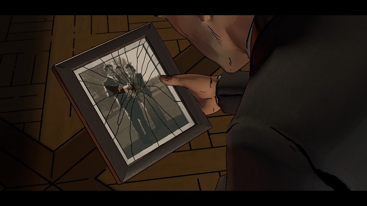 Once you pick it up, it turns out that this is the photo of a young Bruce with his parents - Chapter 4 - Worlds Greatest Detective | Walkthrough - Episode 1: Realm of Shadows - Batman: The Telltale Games Series Game Guide