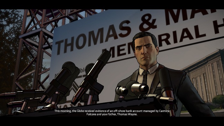 At the end of the speech, it is time for the journalists - Chapter 3 - Meet the Press | Walkthrough - Episode 1: Realm of Shadows - Batman: The Telltale Games Series Game Guide