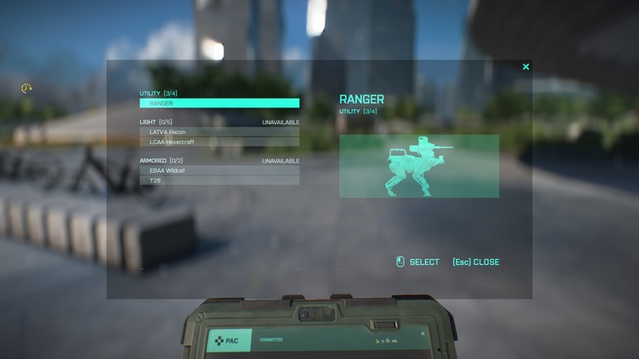 Once you've selected what you want to summon, you must choose the location where the equipment will be dropped and confirm the delivery of the machine - Battlefield 2042: Vehicles and Rangers - how to summon? - FAQ - Battlefield 2042 Guide