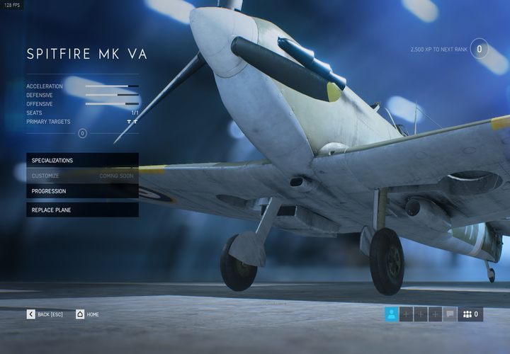Spitfire MK VA is immediately available in the game. - Allies Aircrafts in Battlefield 5 - Allies - Battlefield V Guide