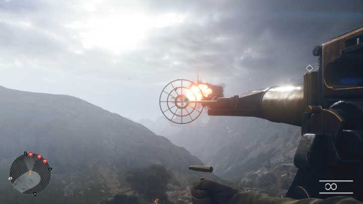 In the last part of the mission you use an anti-aircraft cannon - Avanti Savoia! | Walkthrough - Walkthrough - Battlefield 1 Game Guide