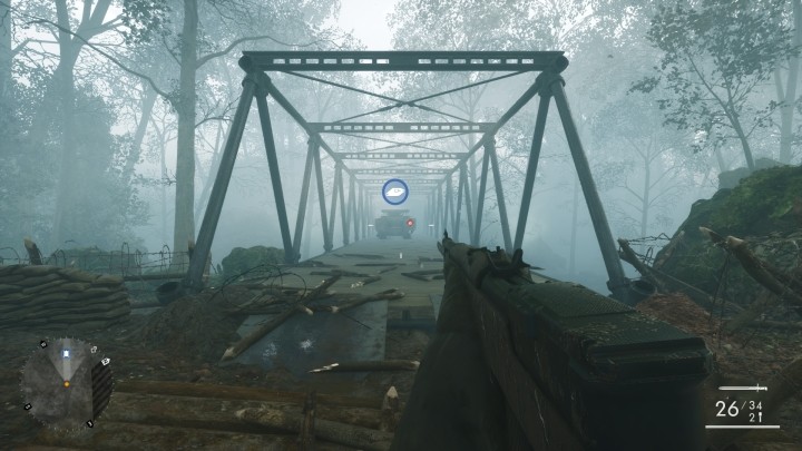 Instead of going ahead through the bridge, go next to it - Through Mud and Blood | Field Manuals - Field Manuals - Battlefield 1 Game Guide