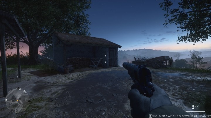 Look for the first collectible after you eliminate the first opponents - Through Mud and Blood | Field Manuals - Field Manuals - Battlefield 1 Game Guide