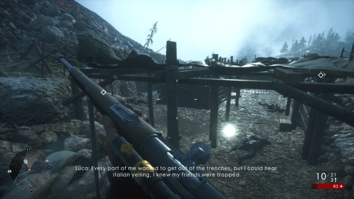 In order to find the second collectible you must select the left flank - Avanti Savoia! | Field Manuals - Field Manuals - Battlefield 1 Game Guide