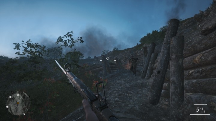 In order to find the third field manual, you must go to the right instead of going left to the objective - The Runner | Field Manuals - Field Manuals - Battlefield 1 Game Guide