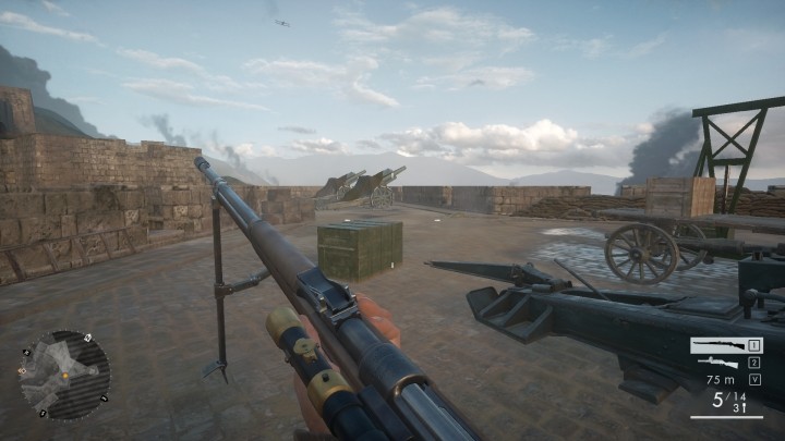 Go up the stairs on the left from the square and then turn left - The Runner | Field Manuals - Field Manuals - Battlefield 1 Game Guide