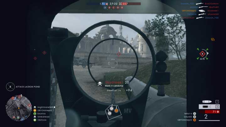 As the driver, remember that the players using the cannons have a limited field of view - Tank variants and the best versions - Grenades, Tanks and Planes - Battlefield 1 Game Guide
