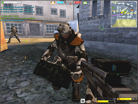 ...and a Support soldier resupplies us here. - Assault and Support units' role - Tactics - Battlefield 2142 - Game Guide and Walkthrough