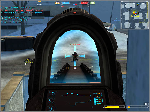 Moreover, remember that the crosshair rocks all the time and that makes the weapon's fire much more inaccurate - Aiming - Additional notes - Battlefield 2142 - Game Guide and Walkthrough