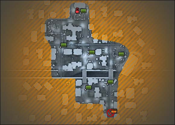 The padlock is locked, so the flag cannot be captured. - Assault Lines game mode - Battlefield 2142: Northern Strike - Game Guide and Walkthrough