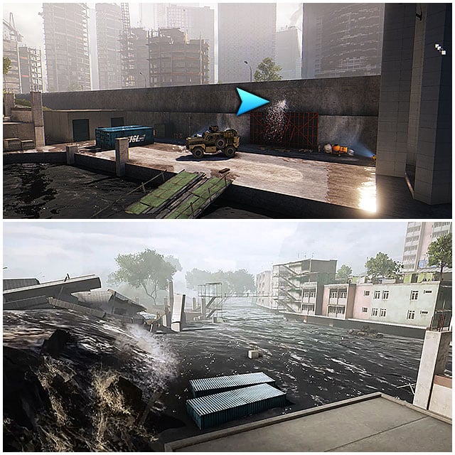 Levolution on this map affects in a greater way than on the other maps - Flood Zone - Maps - Battlefield 4 - Game Guide and Walkthrough