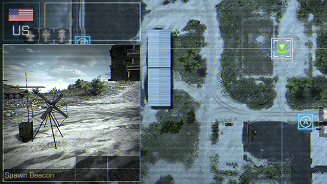 The beacon is marked on the map with a special icon - just like in the case of enemy and detected beacons - Recon Class - Classes / Functions - Battlefield 4 - Game Guide and Walkthrough