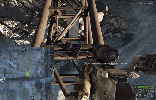 The last weapon, CBJ-MS, is on the metal ramp in the factory's premises that you walked into through the tunnel - 1 - Baku (weapons) - Hidden dog tags and weapons - Battlefield 4 - Game Guide and Walkthrough