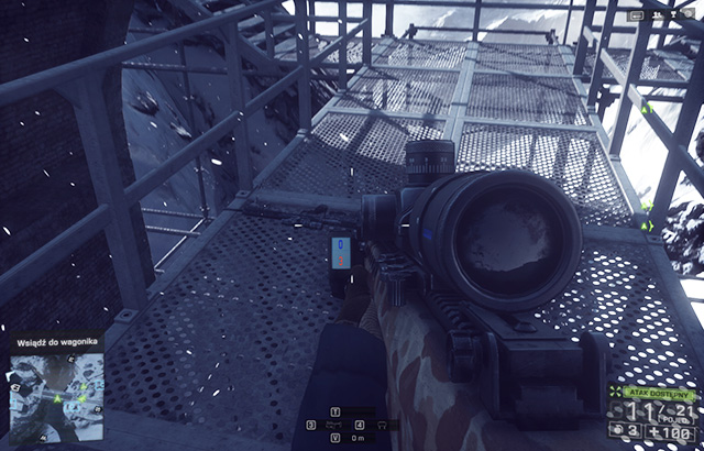 During the final stage of this mission, right under the tram, there is a bridge - 5 - Kunlun Mountains (weapons) - Hidden dog tags and weapons - Battlefield 4 - Game Guide and Walkthrough