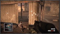 The T194 shotgun is just at the beginning of the Ghost Town mission - Collectables - Battlefield: Bad Company - Game Guide and Walkthrough