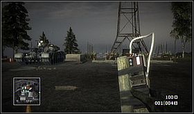 Hint: there's an AA gun located next to the antenna - Crossing Over I - Campaign - Battlefield: Bad Company - Game Guide and Walkthrough