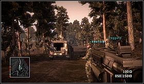 You'll reach a village and some heavy resistance - Par for the Course I - Campaign - Battlefield: Bad Company - Game Guide and Walkthrough