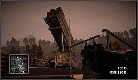 When You destroy this target, enter the warehouse in the northern part of the camp - Par for the Course I - Campaign - Battlefield: Bad Company - Game Guide and Walkthrough