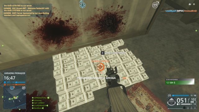 Also, you can steal money from the vault of the opposing team, which is usually more difficult, than stealing it from the neutral vault - Battlefield Hardline: Blood Money - Battlefield Hardline: Game modes - Battlefield Hardline Game Guide