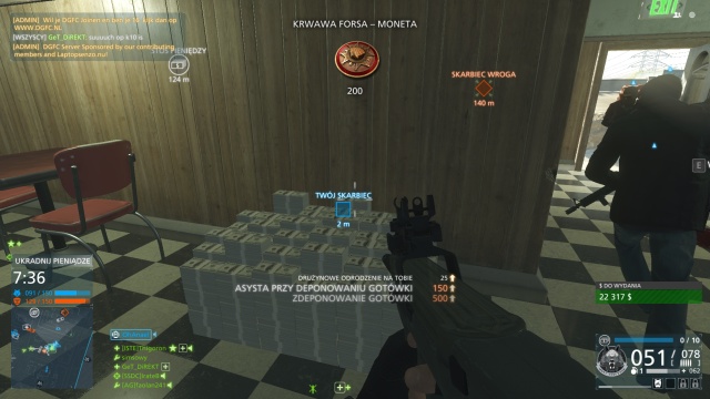 For bringing back one unit of the loot, the squad is rewarded with one ticket - Battlefield Hardline: Blood Money - Battlefield Hardline: Game modes - Battlefield Hardline Game Guide