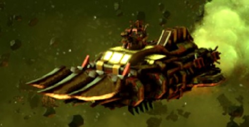 Brute Ram Ship - Ork Pirates - Units - Battlefleet Gothic: Armada - Game Guide and Walkthrough