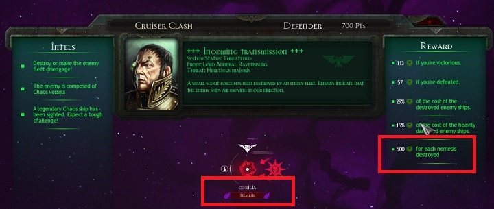 Look at the above screenshot - Special missions - Campaign - Battlefleet Gothic: Armada - Game Guide and Walkthrough