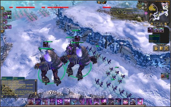 On the way to the enemys base, summon one more Necrofury - Example scenarios - The Soultree - part 2 - Example scenarios - BattleForge - Game Guide and Walkthrough