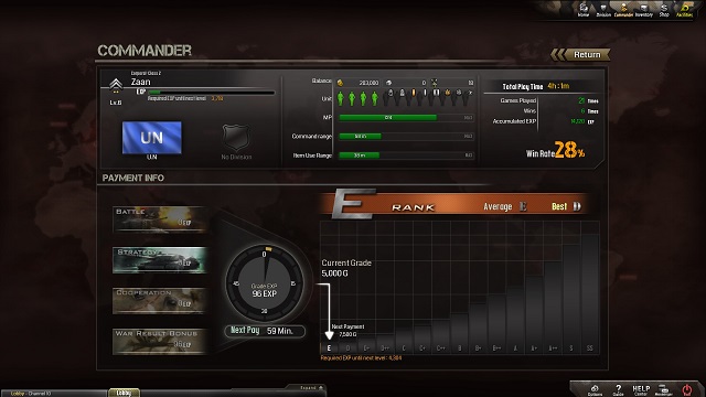 Climbing the rank ladder. - Our account - Players profile and its development - Battleline: Steel Warfare - Game Guide and Walkthrough