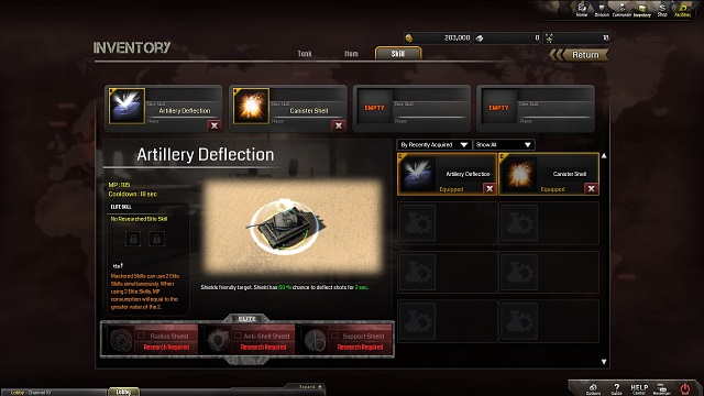 Our special powers. - Tank development, inventory and skills - Players profile and its development - Battleline: Steel Warfare - Game Guide and Walkthrough