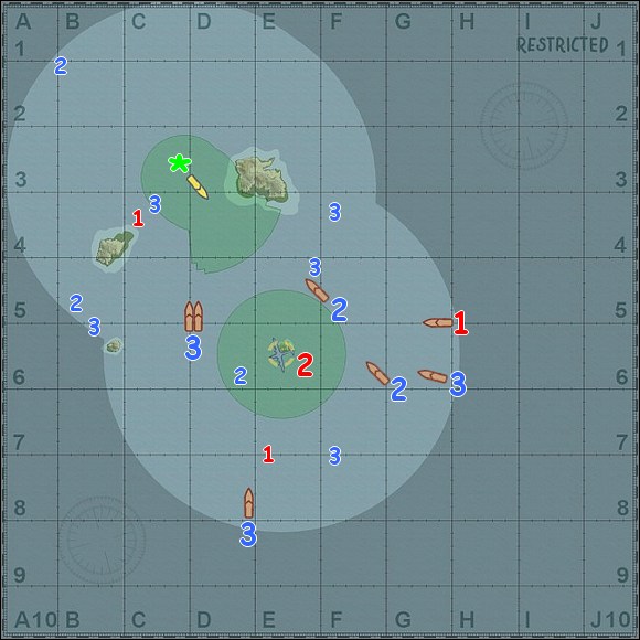 This time you will hunt for the Japanese cruiser 