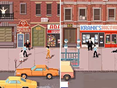 Today the Mob will perform extortions in Kranks pharmacy and in Karinas jewelry - Second week | Description of 21 days of duty - Description of 21 days of duty - Beat Cop Game Guide