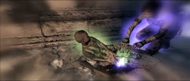 In The Mission you can heal a small boy - Game Guide - Controls, combat and Aidens powers | Beyond - Appendix - Beyond Two Souls Guide