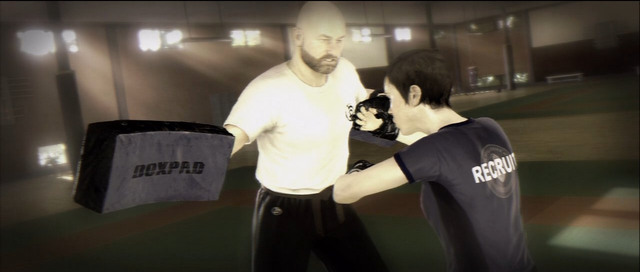 To perform a block, move the analog stick towards the blows - Welcome to the CIA | Beyond Walkthrough - Walkthrough - Beyond Two Souls Guide